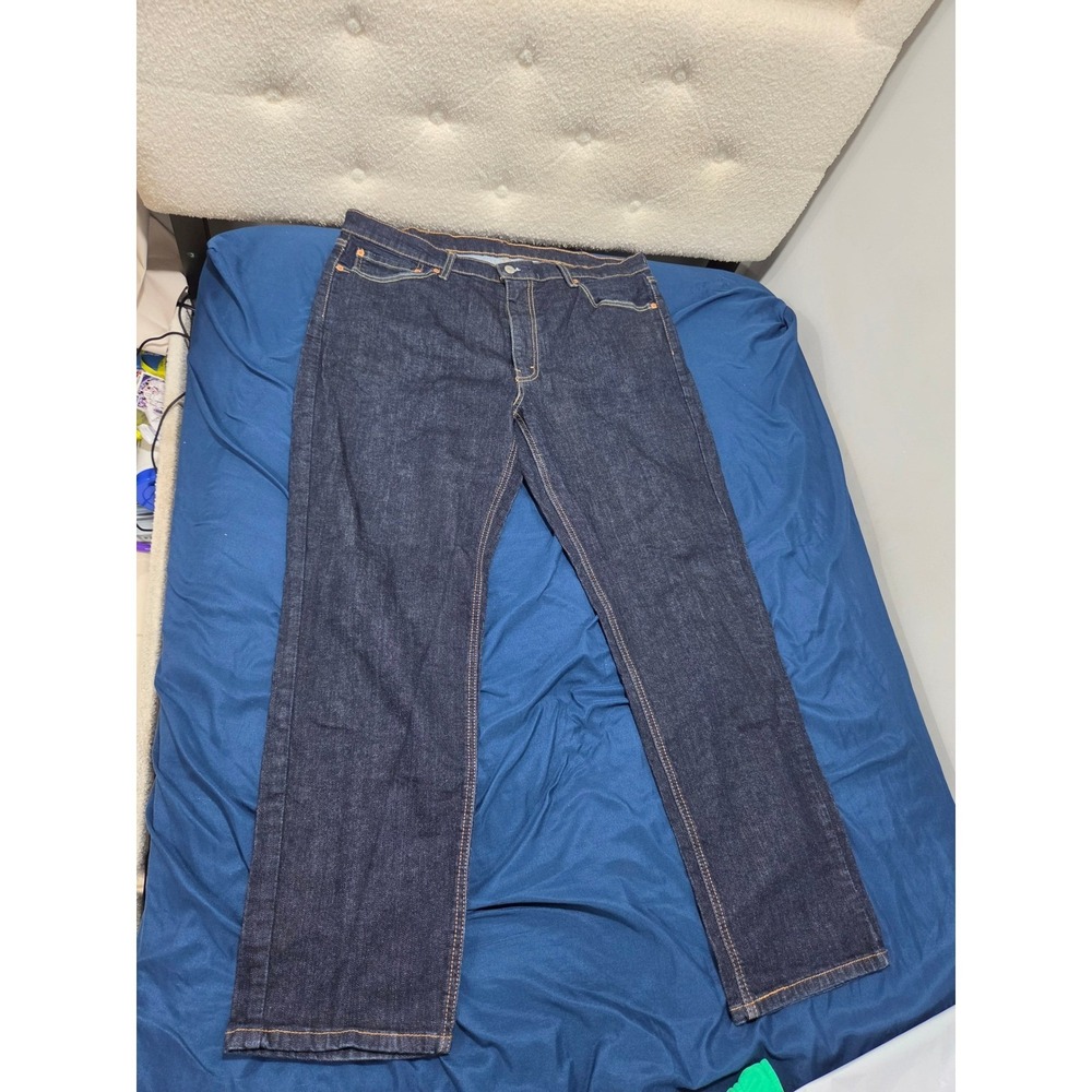 Levis 541 Athletic Taper Jeans Mens 38x32 Dark Wash Indigo Denim Pants
